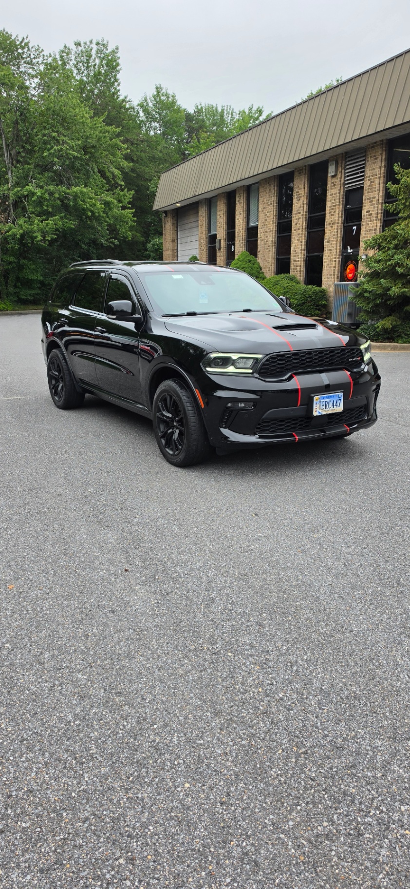 Dodge Durango R/T Red Racing Stripes, Color-Change by OG Graphics in Crofton, MD