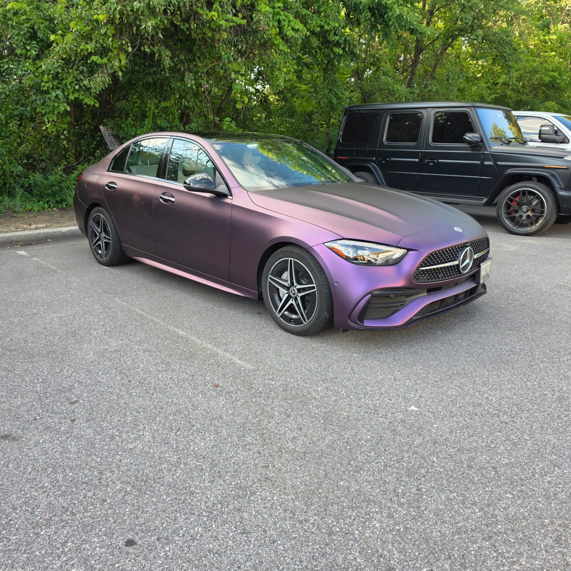 Color-Shift Mercedes-Benz C-Class, Color-Change by OG Graphics in Crofton, MD